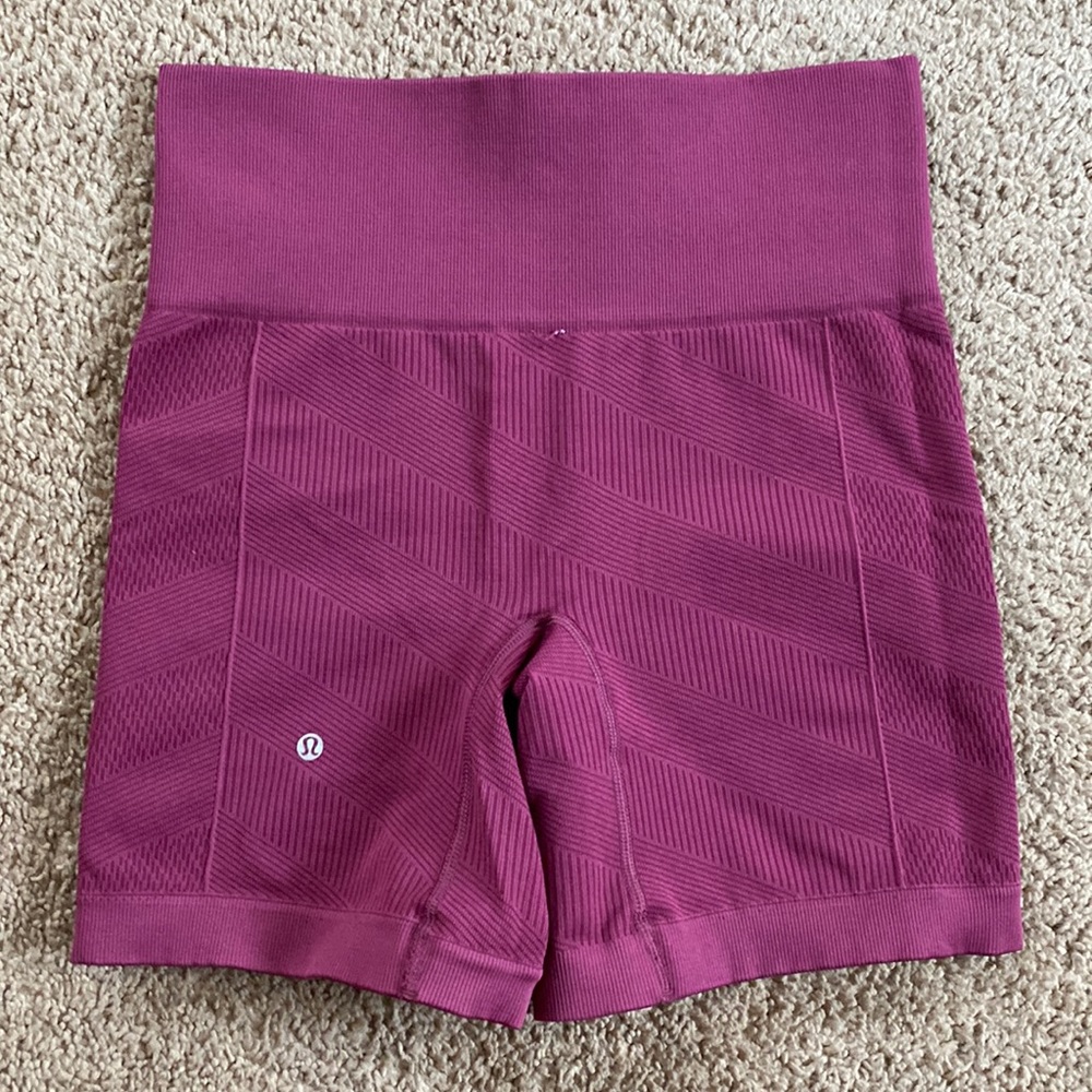 Small pink Lululemon shorts